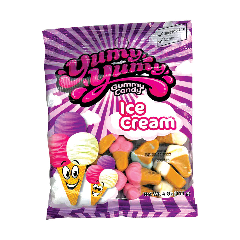 Yumy Yumy Gummies 4 Oz Ice Cream 114g DLC: 01-FEB25