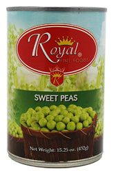 Royal Vegetables Sweet Peas 24/14.75 Oz 14.75Oz / 24Pk