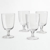 Martha Stewart Collection 3-Pc. Clear Glass Goblet Set, No Color