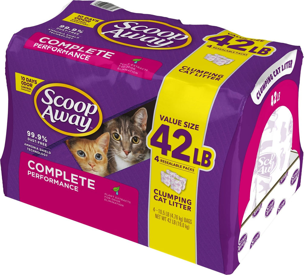 Scoop Away Complete Performance Cat Litter - Clumping, Low Dust