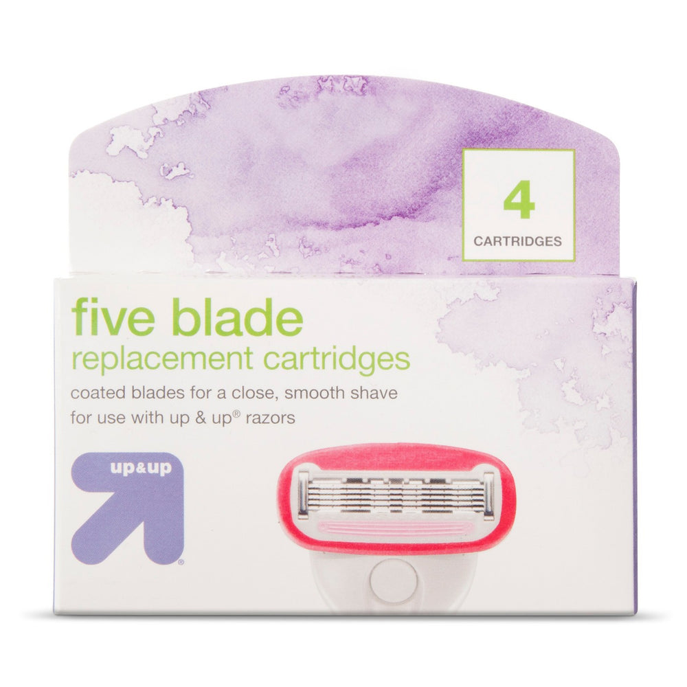 Women's 5 Blade Cartridges 4ct - Up&Up™