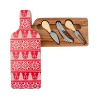 Thirstystone Chalet Wine Bottle Cheese Boar Red (la planche seulement)