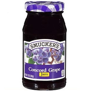 Smuckers Grape Jam 12Oz / 12Pk