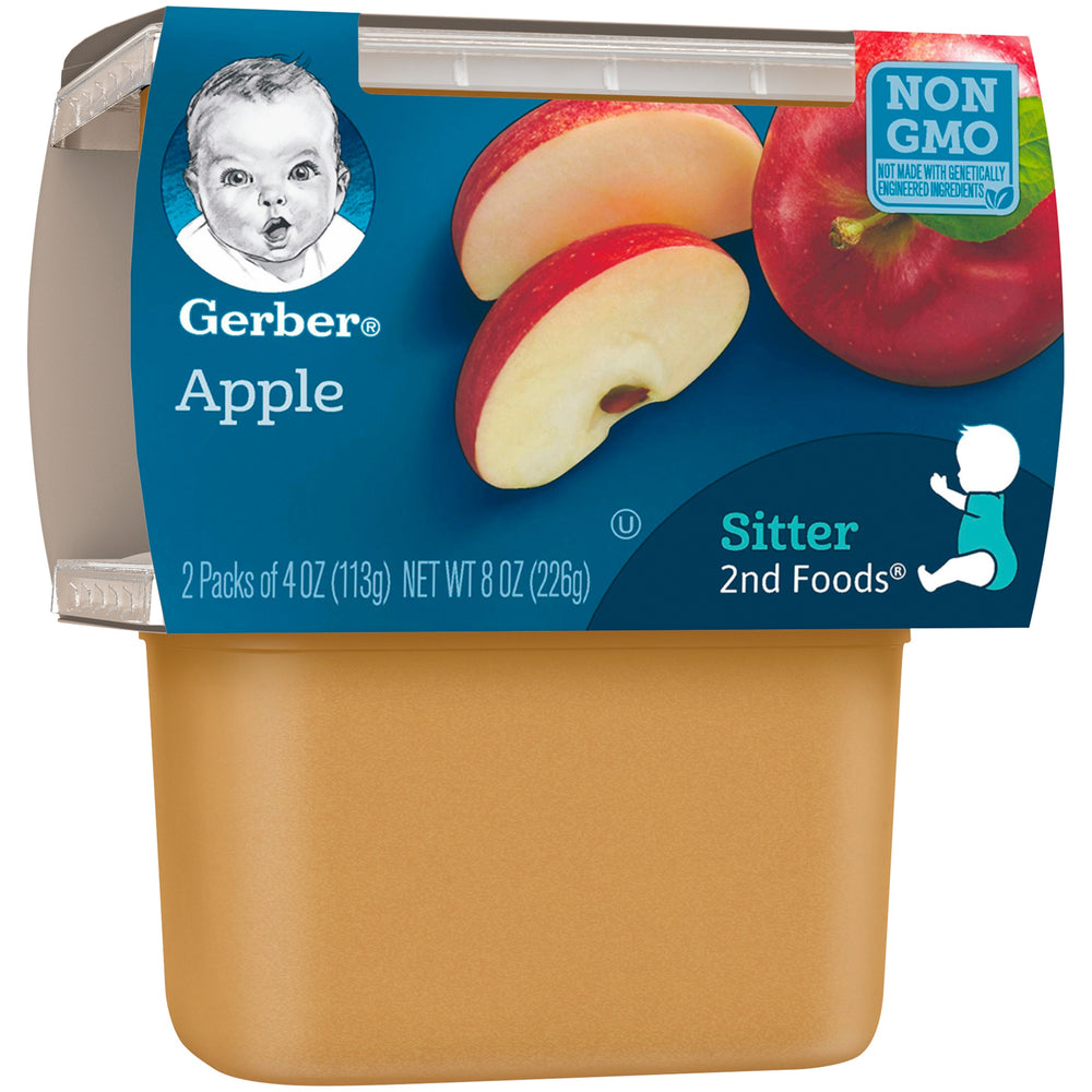 Gerber 2Nd Foods Plastic Apples 2/4 Oz 4Oz