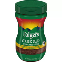 
              Folgers Classic Medium Roast Instant Coffee - Decaf - 8oz DLC: DEC24
            