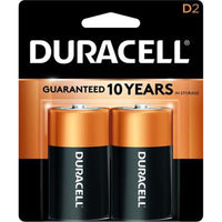 Duracell Batteries D2 Coppertop