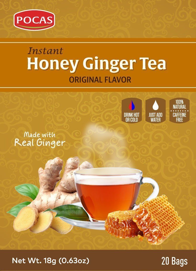 Pocas Honey  Ginger Tea  DLC: — - -