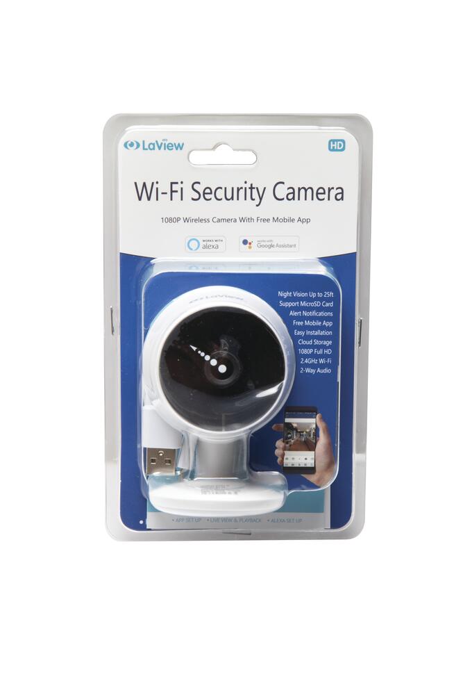 LaView 1080p Wi-Fi Stationary Security Camera

Model Number: LV-PWF1