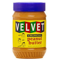 Velvet Crunchy Peanut Butter 18Oz / 12Pk