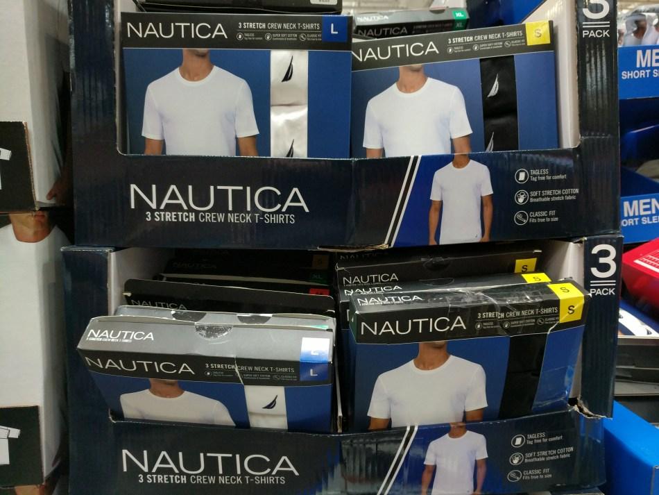 Nautica Men’s Crew Tee 3-pack