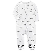 Carter's Baby Girls' Panda Zip Up Cotton Sleep & Play 6 Months