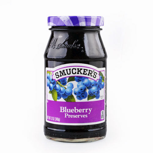 Smuckers Blueberry Preserves 12Oz / 12Pk