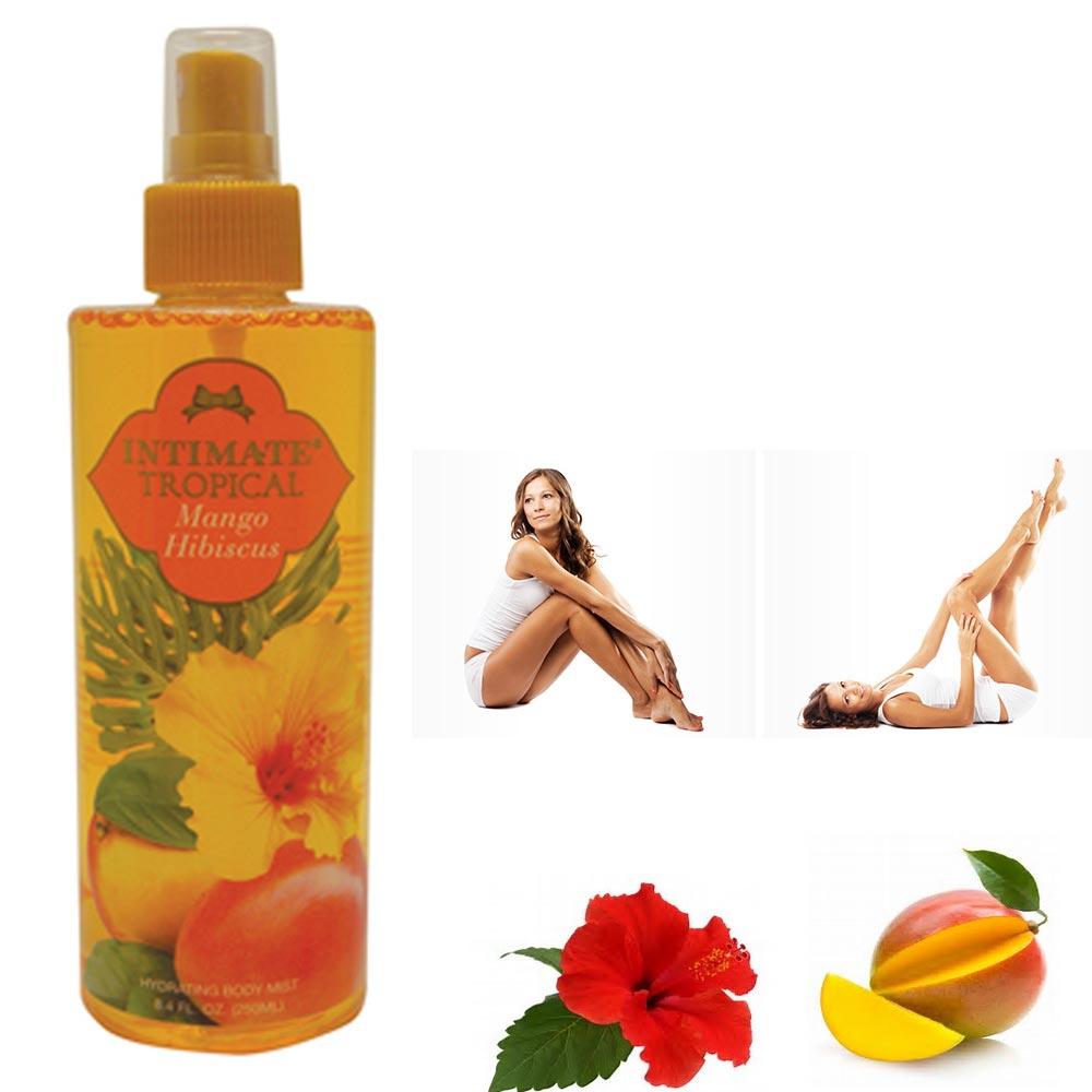 Intimate Tropical Mango Hibiscus Body Mist 8.4 Oz/248 mL