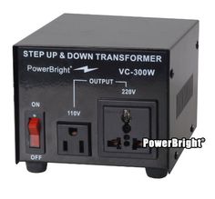 TC-300A 300 Watt Step Down Voltage Converter Transformer