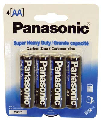 Panasonic Batteries AA4 Super Heavy Duty