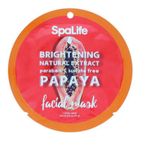 SpaLife Brightening Face Mask Papaya - 0.81oz