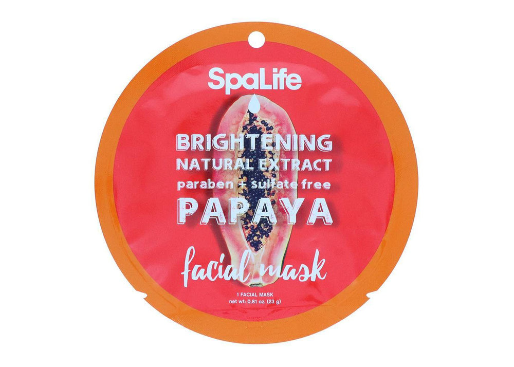 SpaLife Brightening Face Mask Papaya - 0.81oz