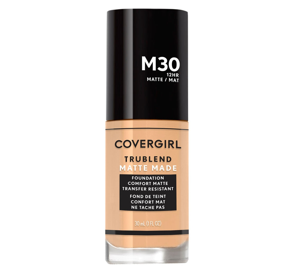 COVERGIRL truBLEND Matte Made Foundation M30 Honey - 1.01 fl oz