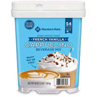 Member's Mark French Vanilla Cappuccino Beverage Mix (1.36Kg) DLC: Avril25