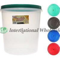 Plastic Container Tall Ast 12Ct/507