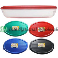 Plastic Container Oval Ast 24/62Oz