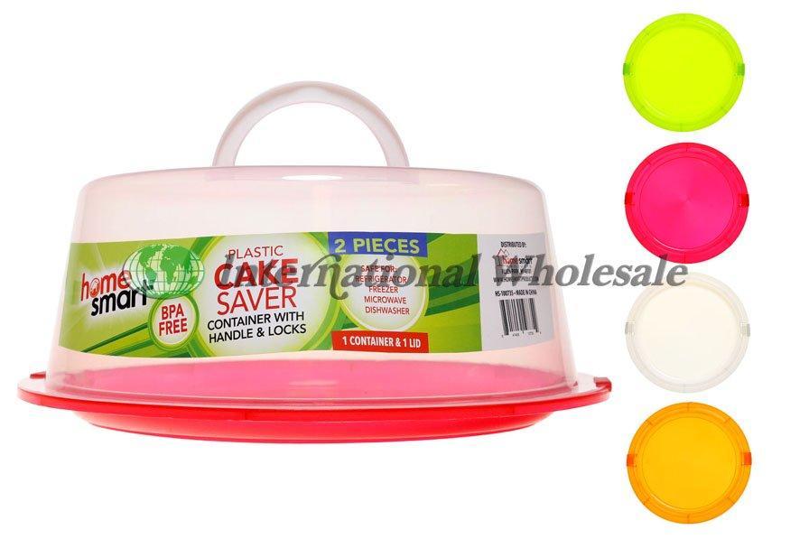 Plastic Cake Saver Ast. 24Ct