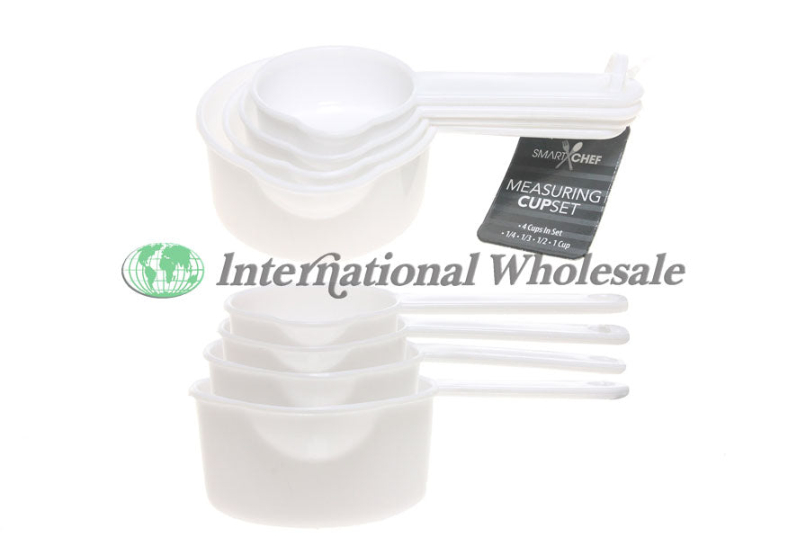 Sc Measuring Cups White 4Pcs