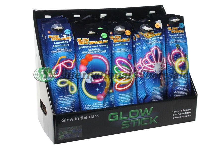 Glow Stick Disp Bracelet/Crown 1PC