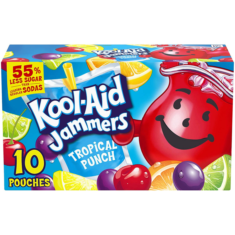 Jus Kool-Aid Jammers - pack de 10 Tropical Punch DLC 17 AOUT 2021