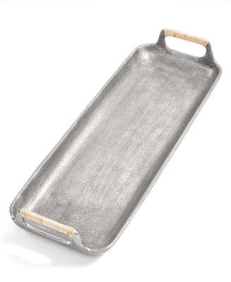 Lucky Brand Small Silver-Tone Serving Tray Silver