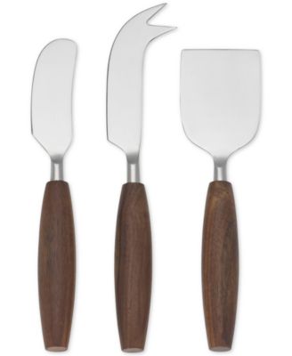 Lenox Tuscany 3-Pc. Cheese Tool Set Brown And Silver No Size