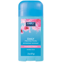 Simply Bodycare Antiperspirant Deodorant 2 Oz Invisible Solid DLC: AVR26