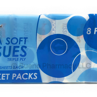 Pocket Tissues 1Pk Blue