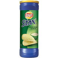 Lays Stax Sour Cream & On 5.5 Oz/155.9g