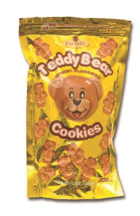 Teddy Bear Cookies 12 Oz Stand Up Honey Flavored