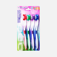 4 PC ToothBrush +3 Cover Adult