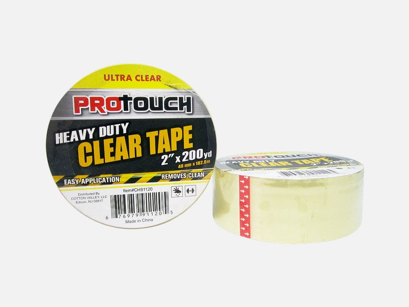 2'' X 200 Yd Clear Tape