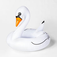 Sun Squad Giant White Swan Inflatable Pool Float - Adult