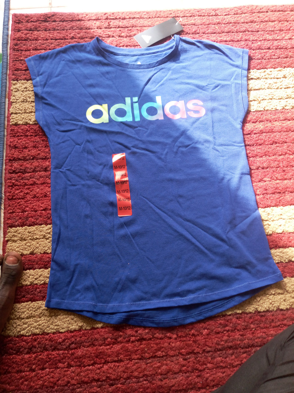 Adidas Youth Ss Tee taille M(10-12)