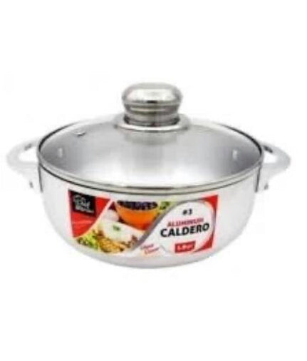 Aluminium Calderon Glass Cover 1.8QT