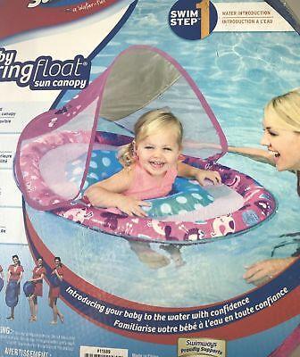 Swimways Infant Baby Spring Float with Canopy