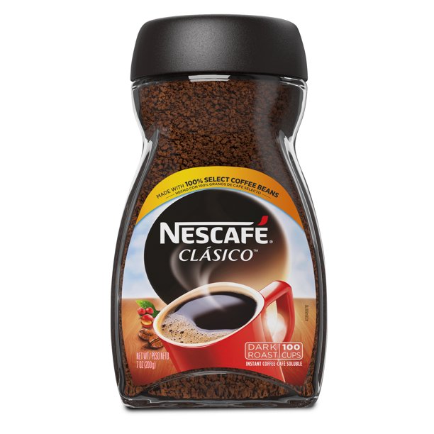 NESCAFE CLASICO, Dark Roast Instant Coffee,(200g) DLC: MAI24