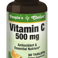 People's Choice 500 mg Vitamin C 30 Tablets