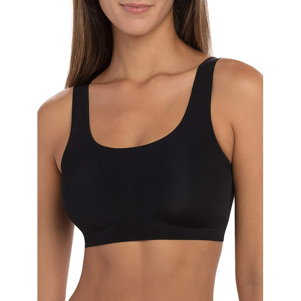 No Boundaries Juniors' Bonded Scoop Bra