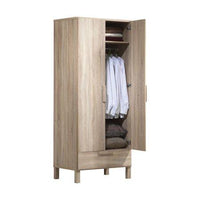 Acme Furniture Odella Wardrobe, Light Oak