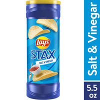 Lays Stax Salt & Vinegar (155.9g)DLC:04-OCT-22