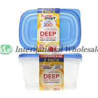 Plastic Container Rectangle 24/71Oz