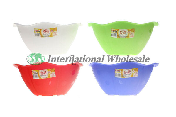 Plastic Salad Bowl Asst.24Ct