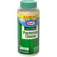 Kraft Grated Parmesan Cheese, 24 Oz 680g DLC: 26-DEC23