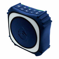 
              EcoXGear EcoEdge Pro Waterproof Bluetooth LED Lit Smart Speaker, 20W Blue
            